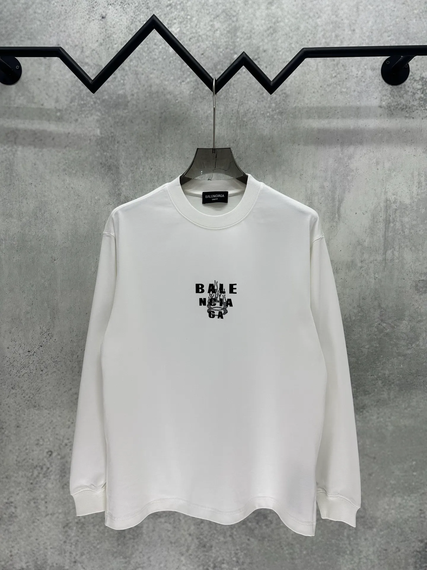 120💰 Balenciaga 2026ss 380g Versatile Same Style -Size：S M L XL -Color：Black